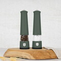 Set 2 rasnite electrice pentru sare/piper Berlinger Haus, Matte Green, plastic/ceramica, verde mat