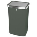 Cos de gunoi cu senzor Berlinger Haus, Matte Green, 38.5x28.5x65 cm, 60 L, otel, verde mat