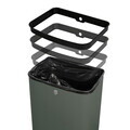Cos de gunoi cu senzor Berlinger Haus, Matte Green, 38.5x28.5x65 cm, 60 L, otel, verde mat