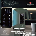 Ceainic electric digital Berlinger Haus, Matte Green, 1.7 L, plastic/inox, verde mat