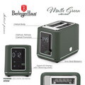 Prajitor de paine digital Berlinger Haus, Matte Green, 27.8x16.6x19.1 cm, inox, verde mat