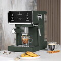Espressor digital 3 in 1 Berlinger Haus, Matte Green, 950W, 21x25.9x28 cm, inox, verde mat