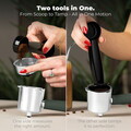 Espressor digital 3 in 1 Berlinger Haus, Matte Green, 950W, 21x25.9x28 cm, inox, verde mat