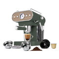 Espressor 3 in 1 Berlinger Haus, Matte Green, 950W, 23x26.5x30.5 cm, inox, verde mat/natur