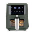 Friteuza cu aer cald si fereastra Berlinger Haus, Matte Green, 5 L, 1400W, verde mat