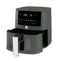 Friteuza cu aer cald si fereastra Berlinger Haus, Matte Green, 5 L, 1400W, verde mat