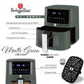 Friteuza cu aer cald si fereastra Berlinger Haus, Matte Green, 5 L, 1400W, verde mat