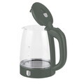 Ceainic electric Berlinger Haus, Matte Green, 1.7 L, sticla borosilicata, verde mat/transparent