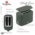 Prajitor de paine cu capac Berlinger Haus, Matte Green, 750W, inox, verde mat