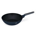 Tigaie Wok Berlinger Haus, Deep Sea, 28 cm, 3.5 L, aluminiu forjat, albastru mat/gri