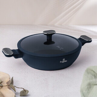 Albastru mat;Gri, Oala 3.8L