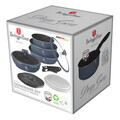 Set pentru gatit Berlinger Haus, Deep Sea, 10 piese, aluminiu, albastru mat/gri