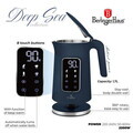 Ceainic electric digital Berlinger Haus, Deep Sea, 1.7 L, plastic/inox, albastru mat