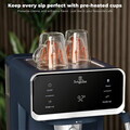 Espressor digital 3 in 1 Berlinger Haus, Deep Sea, 950W, 21x25.9x28 cm, inox, albastru mat