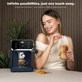 Espressor digital 3 in 1 Berlinger Haus, Deep Sea, 950W, 21x25.9x28 cm, inox, albastru mat