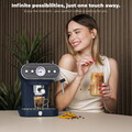 Espressor 3 in 1 Berlinger Haus, Deep Sea, 950W, 23x26.5x30.5 cm, inox, albastru mat/natur