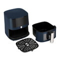 Friteuza cu aer cald si fereastra Berlinger Haus, Deep Sea, 5 L, 1400W, albastru mat