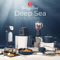 Friteuza cu aer cald si fereastra Berlinger Haus, Deep Sea, 5 L, 1400W, albastru mat