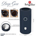 Rasnita electrica de cafea Berlinger Haus, Deep Sea, 150W, inox, albastru mat