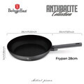 Tigaie Berlinger Haus, Anthracite, 28 cm, 2.4 L, aluminiu forjat, antracit mat