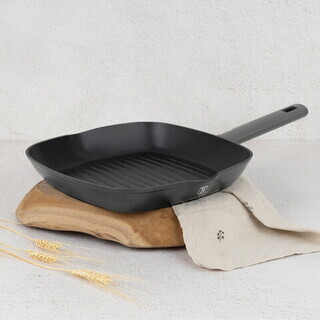 Antracit mat, Tigaie grill 28 cm