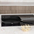 Tigaie grill Berlinger Haus, Anthracite, 28 cm, 2.1 L, aluminiu forjat, antracit mat