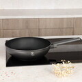 Tigaie Wok Berlinger Haus, Anthracite, 28 cm, 3.2 L, aluminiu forjat, antracit mat