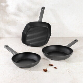 Antracit mat, Set 3 tigai