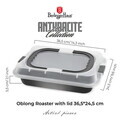Tava cu capac Berlinger Haus, Anthracite, 36.5x24.5x5.5 cm, otel carbon/plastic, antracit mat