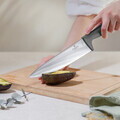 Set 5 cutite cu suport magnetic Berlinger Haus, Anthracite, inox/lemn, antracit mat/natur