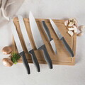 Set 5 cutite cu tocator Berlinger Haus, Anthracite, inox/bambus, antracit mat/natur