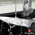Set 5 cutite cu suport patrat Berlinger Haus, Anthracite, inox/bambus, antracit mat/natur