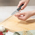 Set 5 cutite cu suport rotund Berlinger Haus, Anthracite, inox/bambus, antracit mat/natur