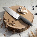 Set 5 cutite cu suport rotund Berlinger Haus, Anthracite, inox/bambus, antracit mat/natur