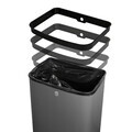 Cos de gunoi cu senzor Berlinger Haus, Anthracite, 38.5x28.5x65 cm, 60 L, otel, antracit mat