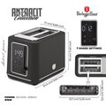Prajitor de paine digital Berlinger Haus, Anthracite, 27.8x16.6x19.1 cm, inox, antracit mat