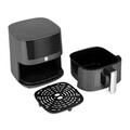 Friteuza cu aer cald si fereastra Berlinger Haus, Anthracite, 5 L, 1400W, antracit mat