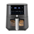 Friteuza cu aer cald si fereastra Berlinger Haus, Anthracite, 5 L, 1400W, antracit mat