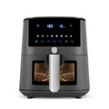 Friteuza cu aer cald si fereastra Berlinger Haus, Anthracite, 5 L, 1400W, antracit mat