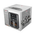 Friteuza cu aer cald si fereastra Berlinger Haus, Anthracite, 38.8x30x32.4 cm, 8 L, 1650W, antracit mat