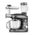 Robot de bucatarie 4 in 1 Berlinger Haus, Anthracite, 1500W, inox/plastic, antracit mat/argintiu