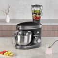 Robot de bucatarie 4 in 1 Berlinger Haus, Anthracite, 1500W, inox/plastic, antracit mat/argintiu