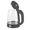 Ceainic electric Berlinger Haus, Anthracite, 1.7 L, sticla borosilicata, antracit mat/transparent
