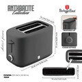 Prajitor de paine cu capac Berlinger Haus, Anthracite, 750W, inox, antracit mat