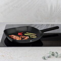 Tigaie grill Berlinger Haus, Matte Black, 28 cm, 2.1 L, aluminiu forjat, negru