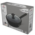 Tigaie Wok cu capac Berlinger Haus, Matte Black, 28 cm, 3.2 L, aluminiu forjat, negru
