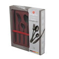 Set tacamuri 24 piese Berlinger Haus, Matte Black, model rotunjit, inox, negru