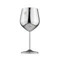 Set 2 pahare pentru vin Berlinger Haus, Matte Black, 550 ml, inox 18/10, argintiu