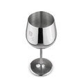 Set 2 pahare pentru vin Berlinger Haus, Matte Black, 550 ml, inox 18/10, argintiu