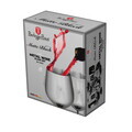 Set 2 pahare pentru vin Berlinger Haus, Matte Black, 550 ml, inox 18/10, argintiu